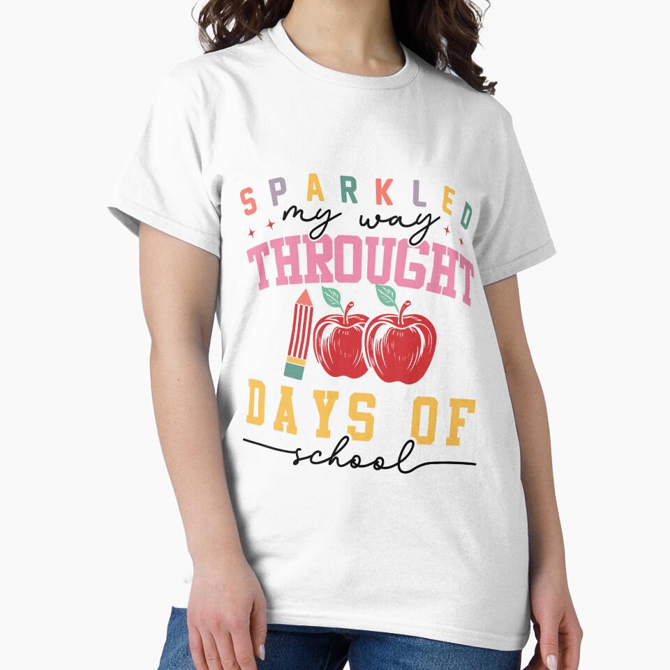 Sparkled my way throught 100 days of school - 100 Days Of School by Smix Pixels