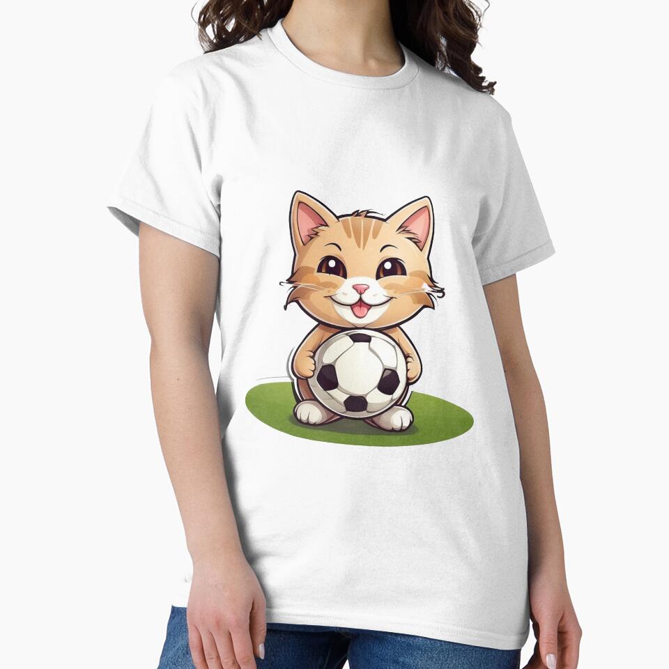 happy cat with soccer ball by Karaz's Animal Kingdom