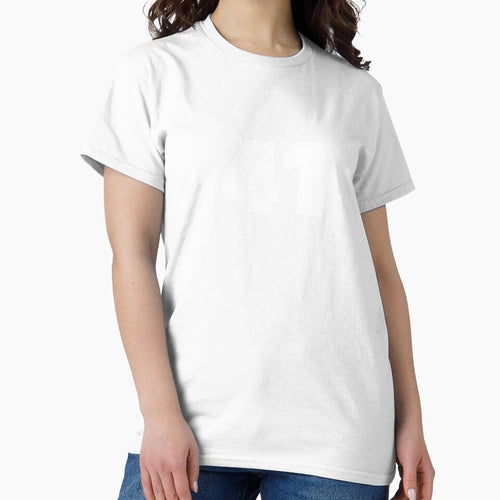 41 Soccer Football Number Forty One Sports Gift T-Shirt by TeesByDesign