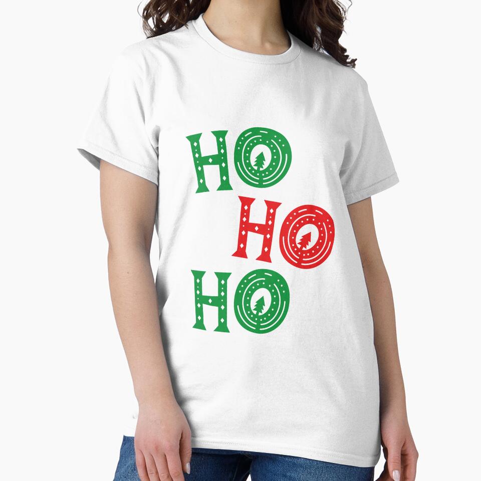 Christmas  HO HO HO Classic T-Shirt design by hetvick