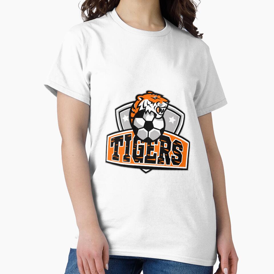Tiger Soccer Football Ball Crest Mascot by patrimonio