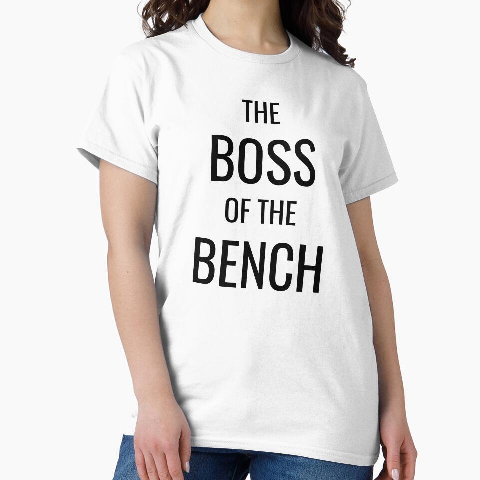 The boss of the bench, funny coach humor by Merchattack