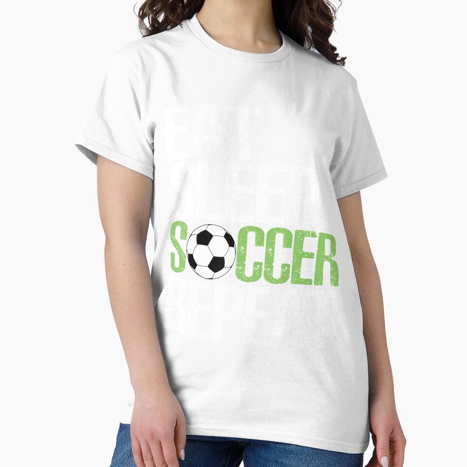 Eat Sleep Soccer Repeat Shirt Cool Sport Player Gift TShirt by stanton88