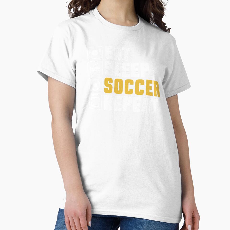 eat sleep soccer repeat by ThreadBeat