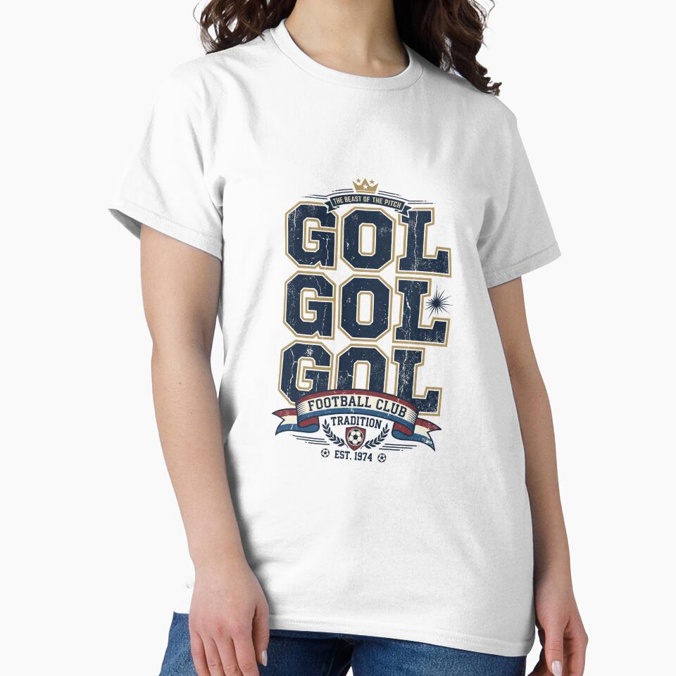 Gritando Gol Distressed Vintage Sports Soccer Stadium Shout by PictoVibe