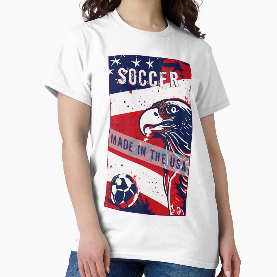 USA Soccer T shirt Beautiful by Soccer-Stuff