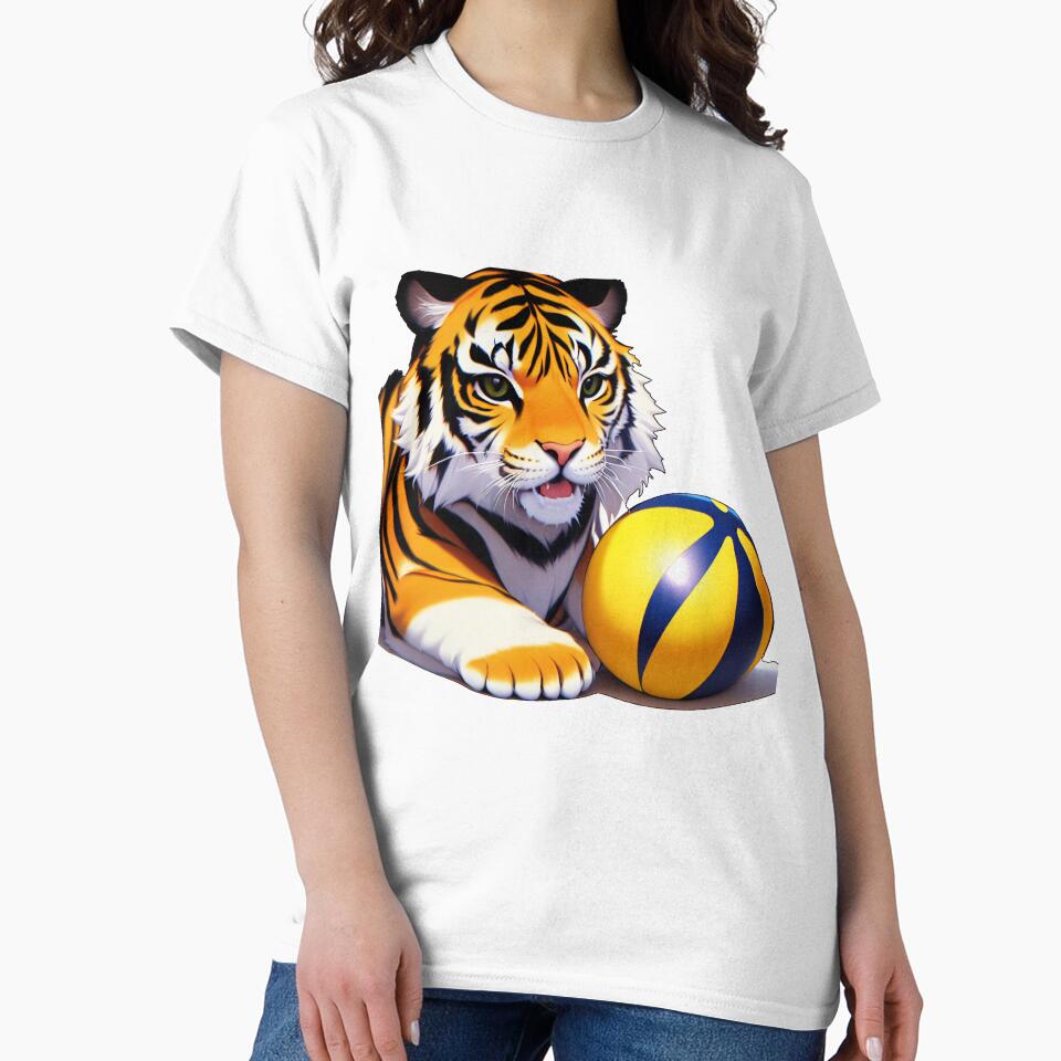 Tiger Holding Ball by BAYFAIRE