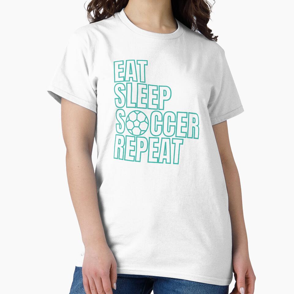 Eat Sleep Soccer Repeat by Rhu Creations