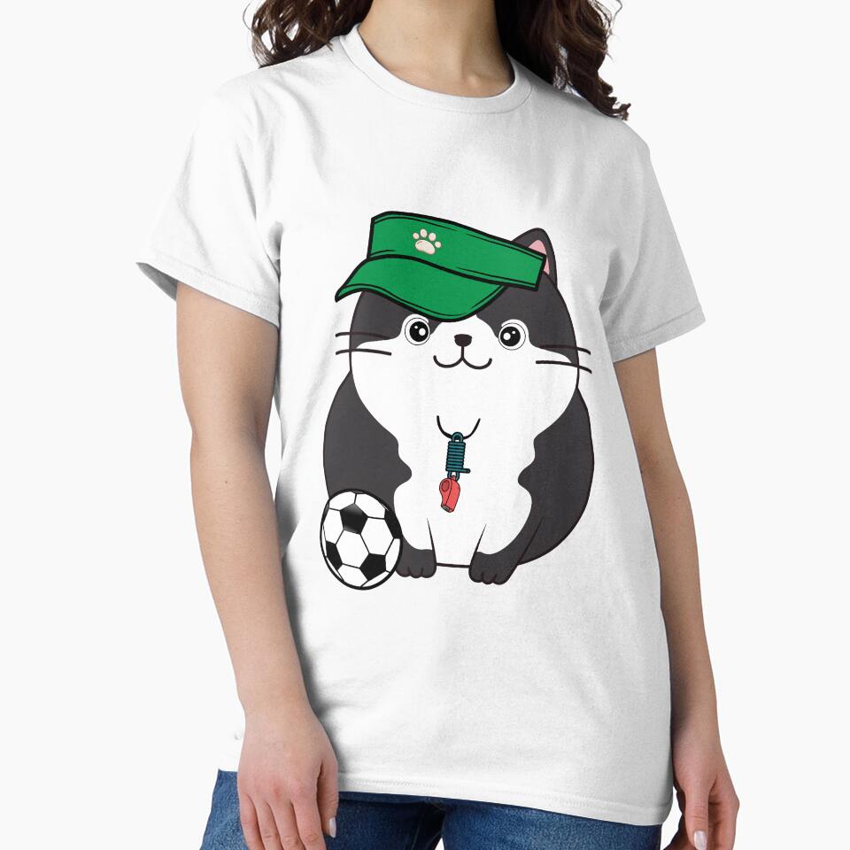 Soccer Player Fat Cat by Pet Station