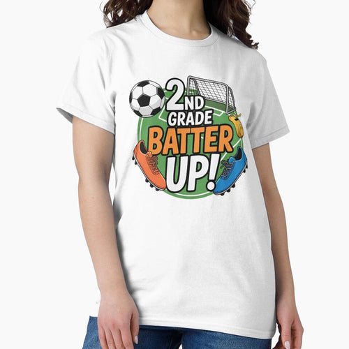 2nd Grade Batter Up Soccer Back To School by PietrzakDesign