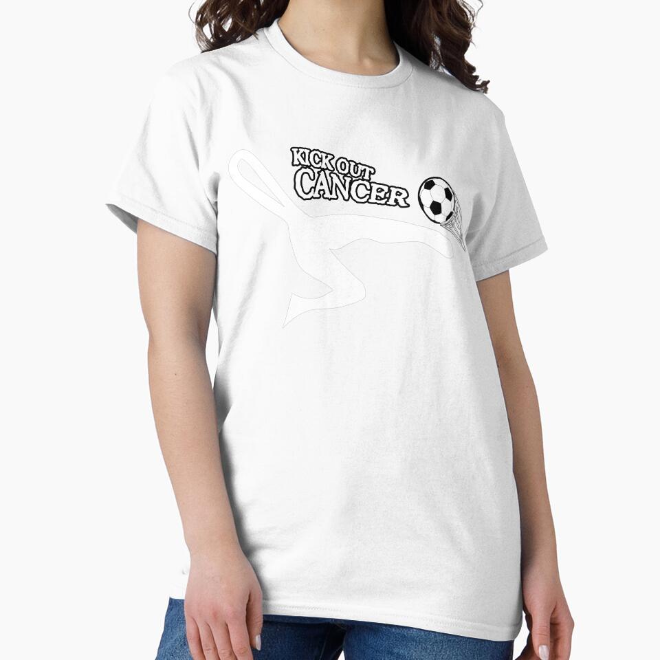 lung cancer Awareness white ribbon kick out cancer by shaderepublic