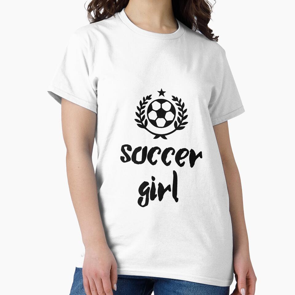 SOCCER GIRL CLASSIC T-SHIRT SPORT by EMEICEA