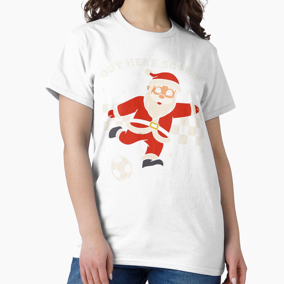 Santa Scorin' Soccer Christmas Vibes by brexastore