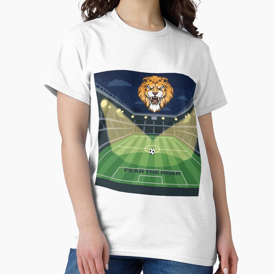 Fear the Roar Lion Football Stadium Art by PRFashions