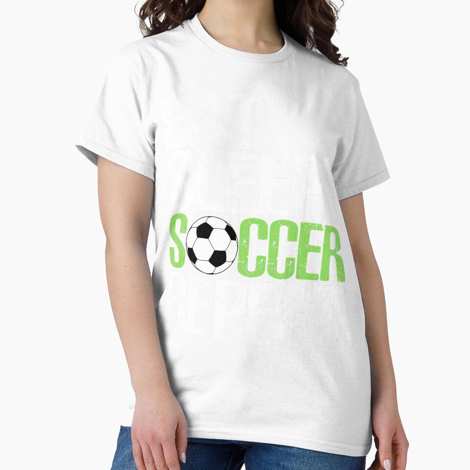 Eat Sleep Soccer Repea	 Cool Sport Player by fjyvwtotxbq57