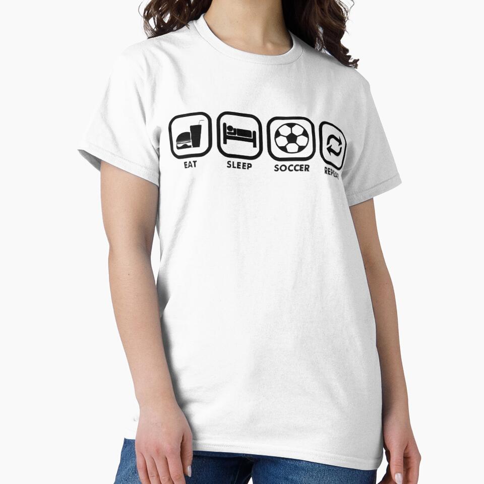 eat sleep soccer repeat by BladiWear