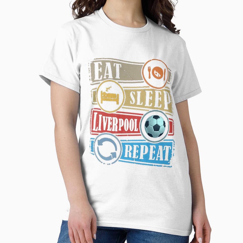 Eat sleep Liverpool football repeat by smallcatvn