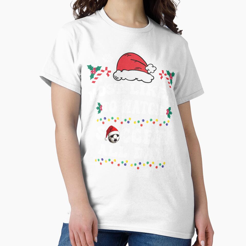 Most likely to watch soccer all day christmas family pajama by MTRBSK11