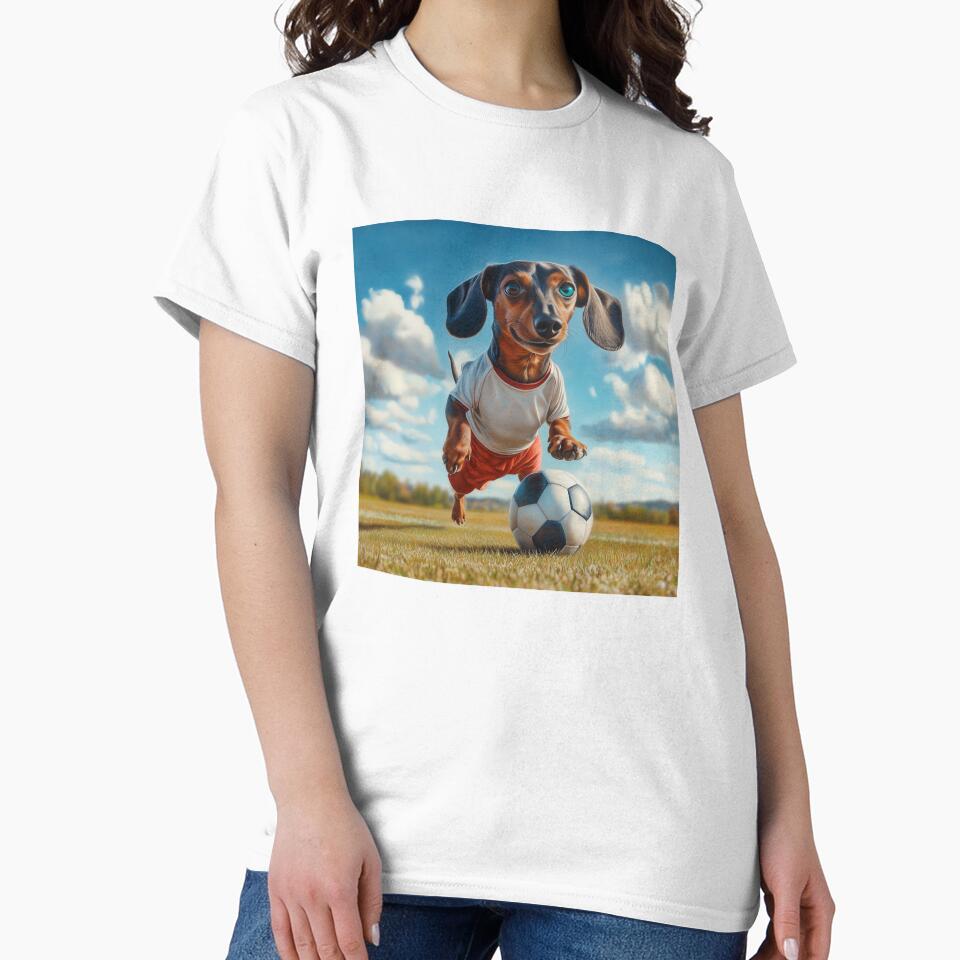 Soccer dachshund by Wagging-Tales