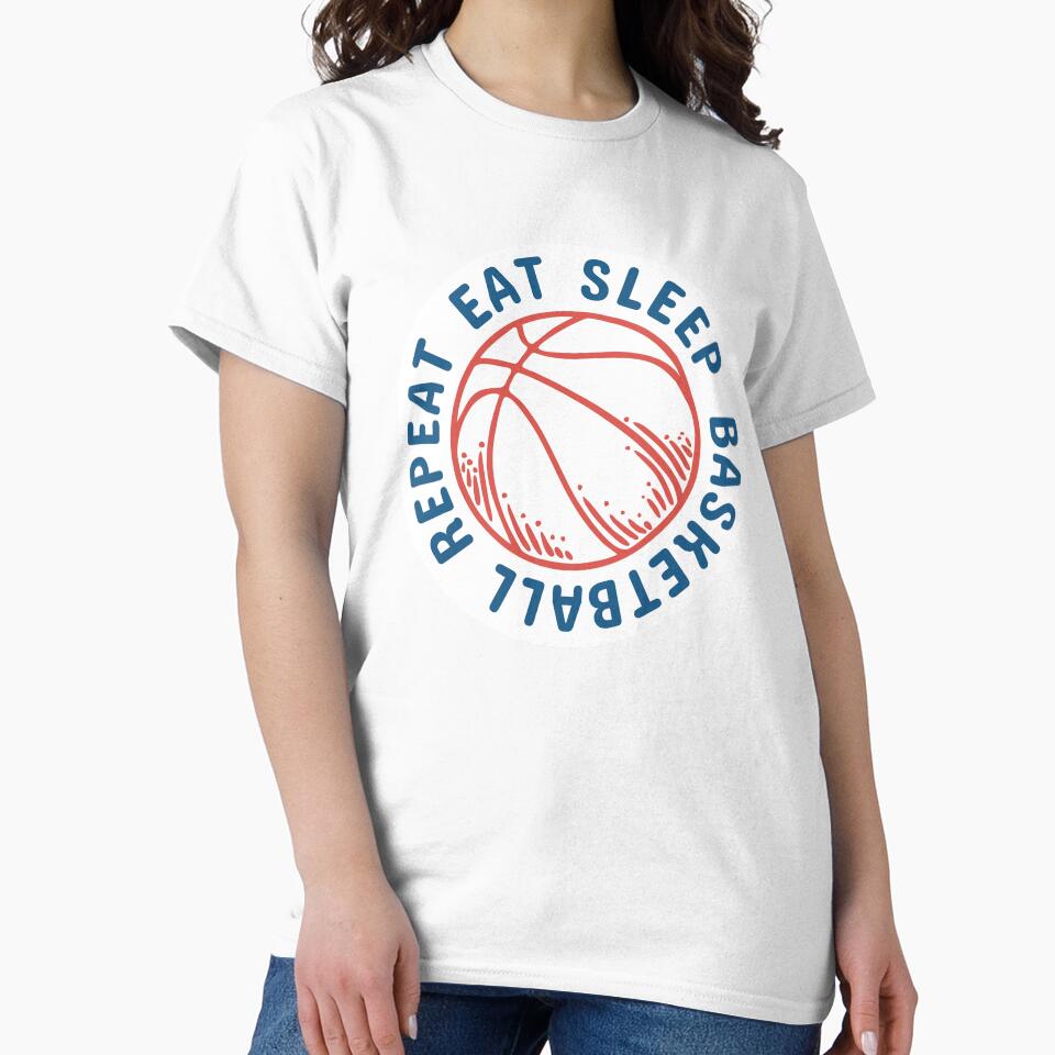 Eat Sleep Basketball Repeat by the-craft-shop