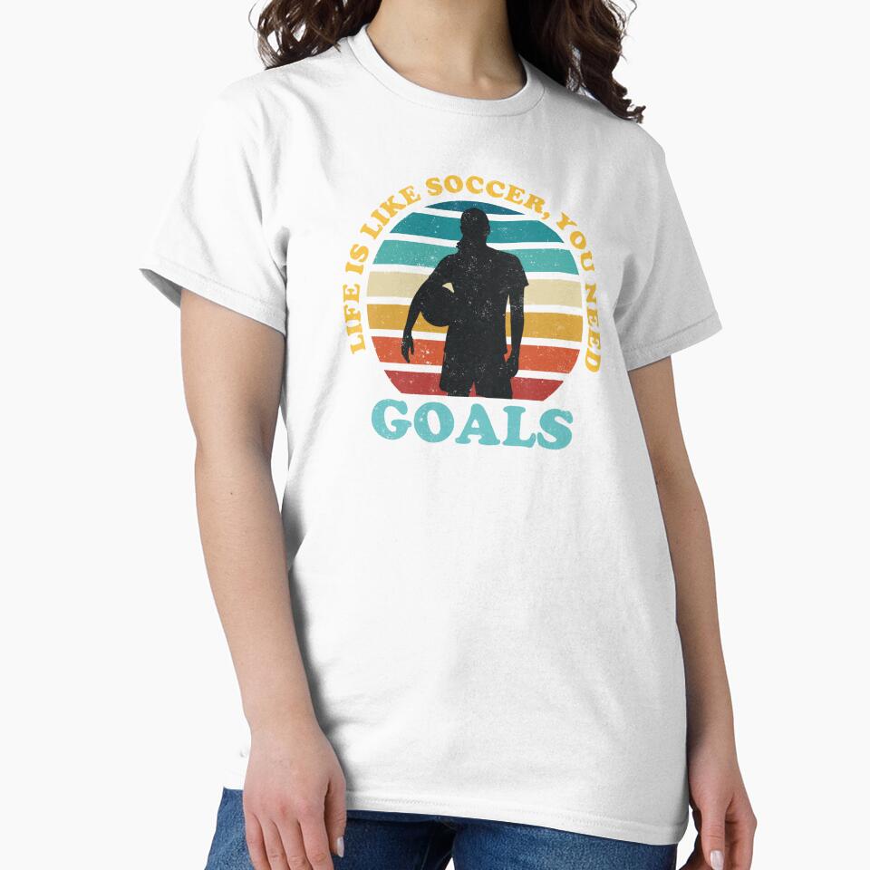 Life Is Like Soccer You Need Goals - WOSO Womens Soccer by Numero14