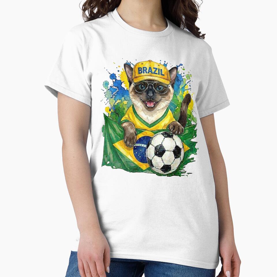 Siamese cat World Cup Brazil Suppawter by The Suppawters