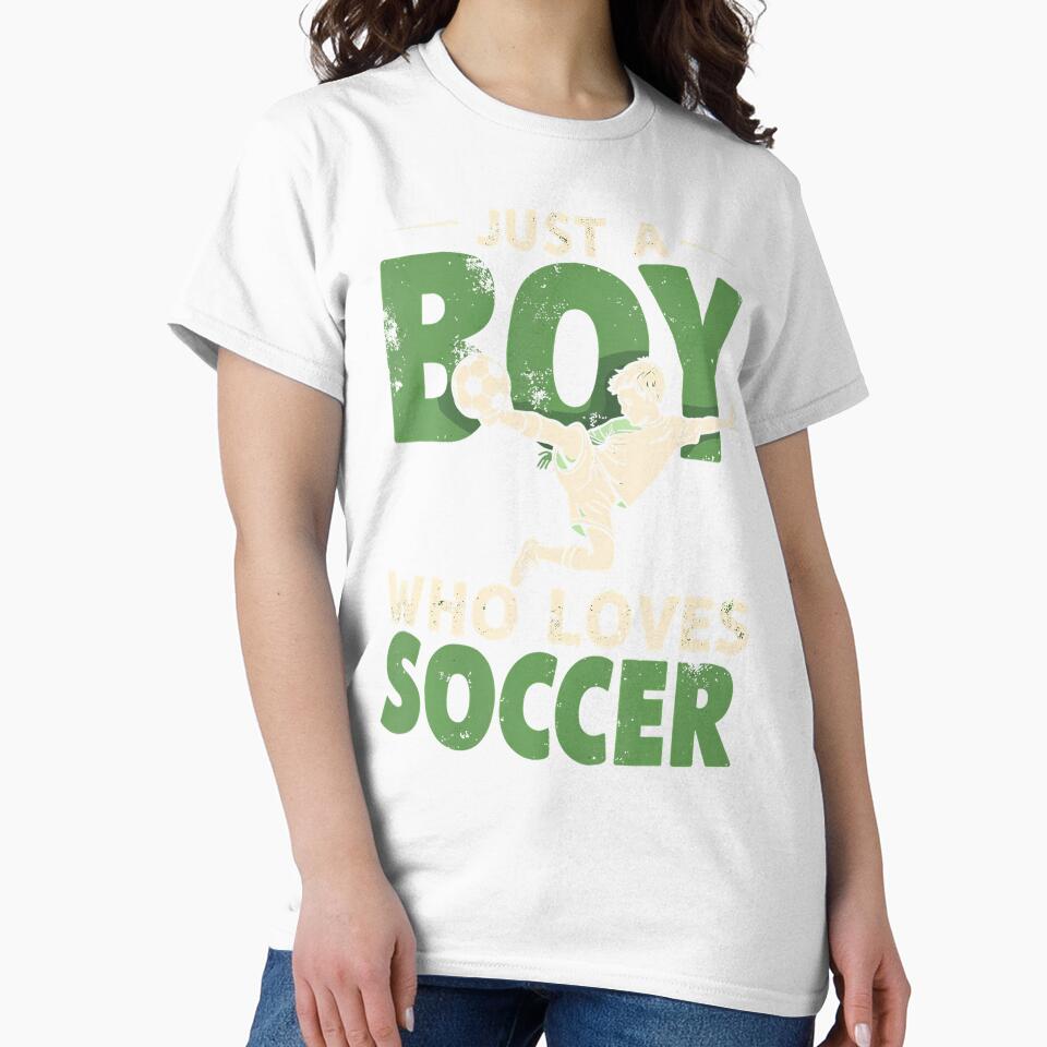 Just A Boy Who Loves Soccer Boys Soccer Player by elihletoriong
