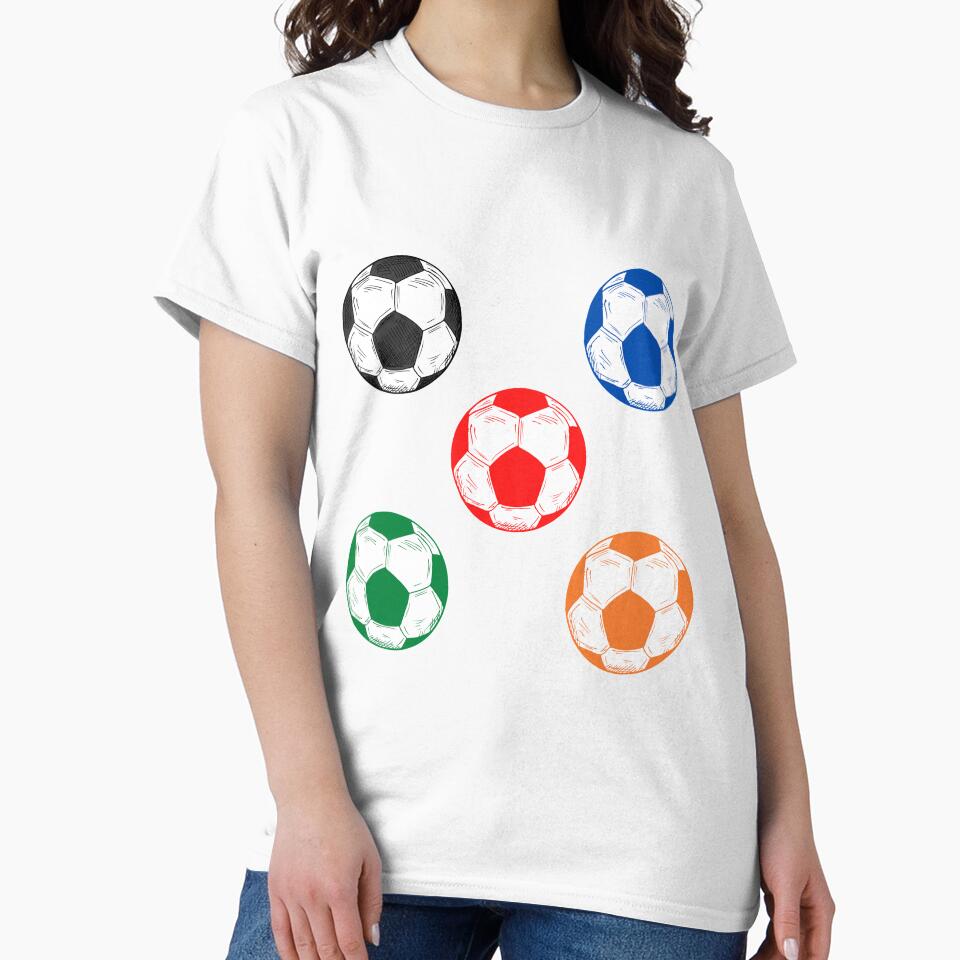 Soccer Ball Multi Colour Combo by ijdesigns