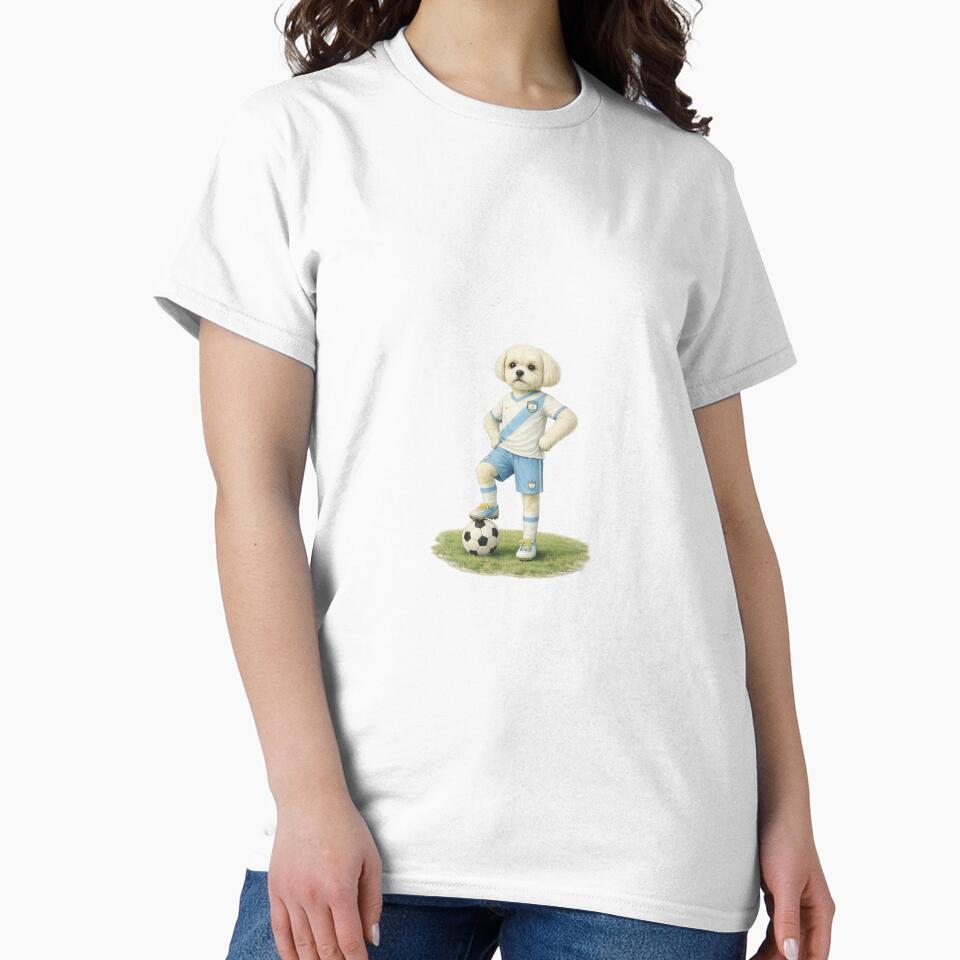 Maltese Dog Playing Soccer by Dodosheep