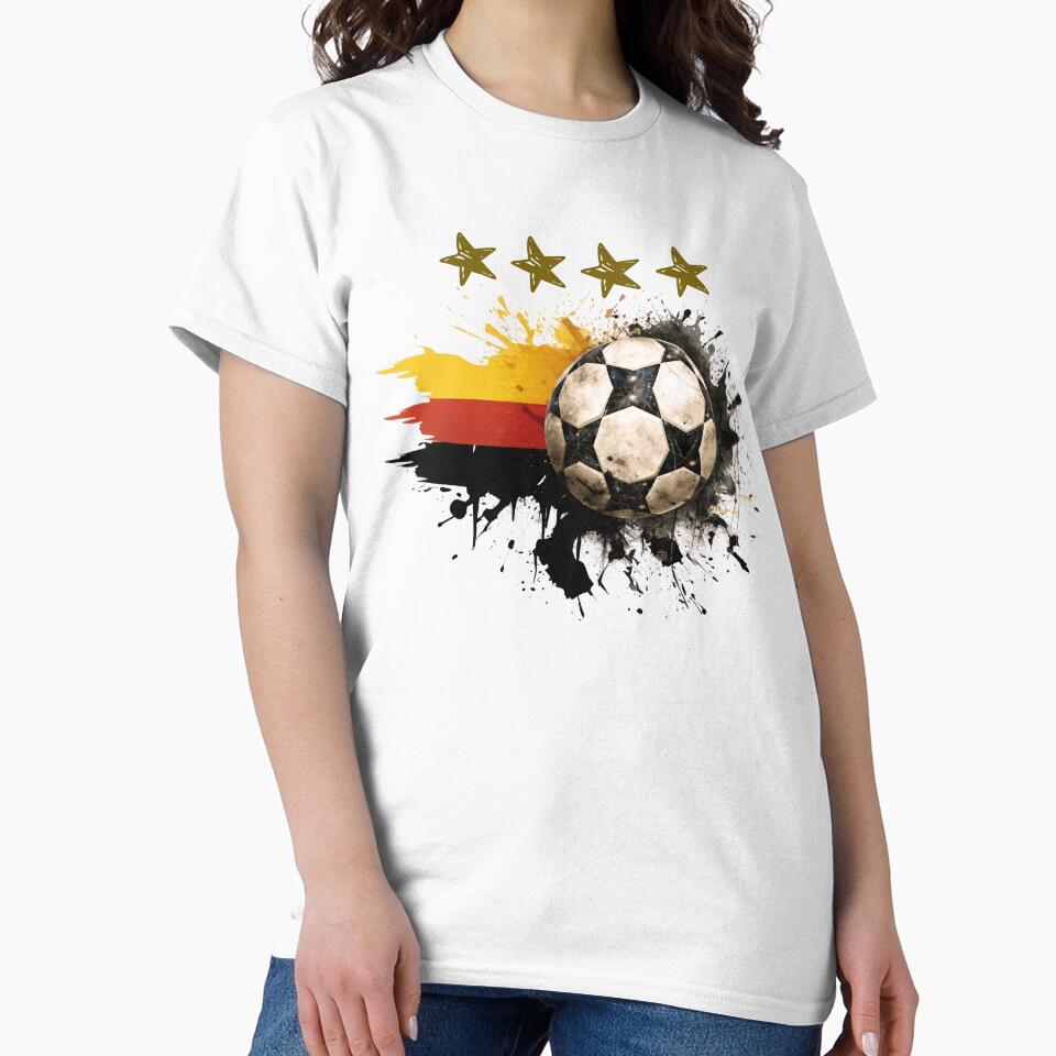 Germany Flag and four golden Stars by HandicraftArt