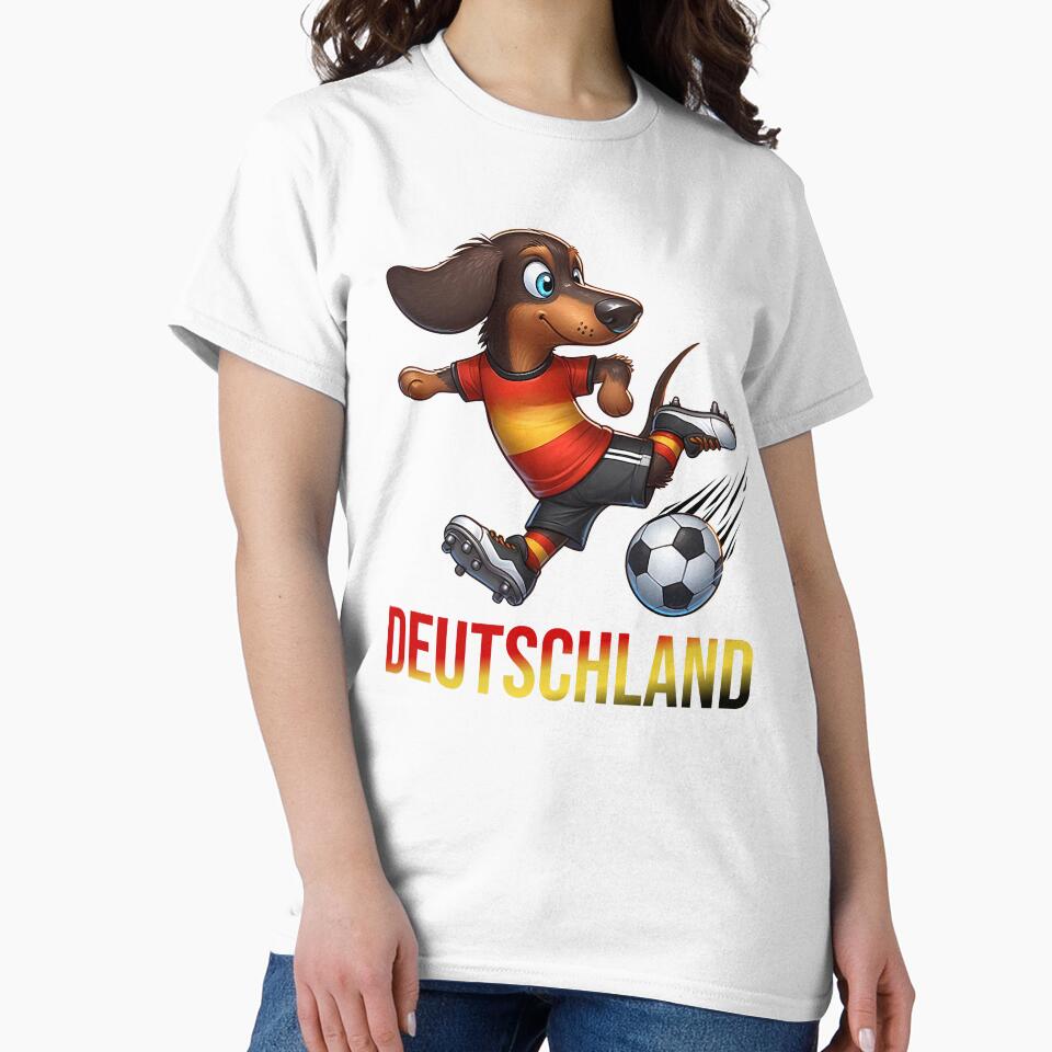Funny Dachshund soccer player,  German football team World Tournament by Oz64