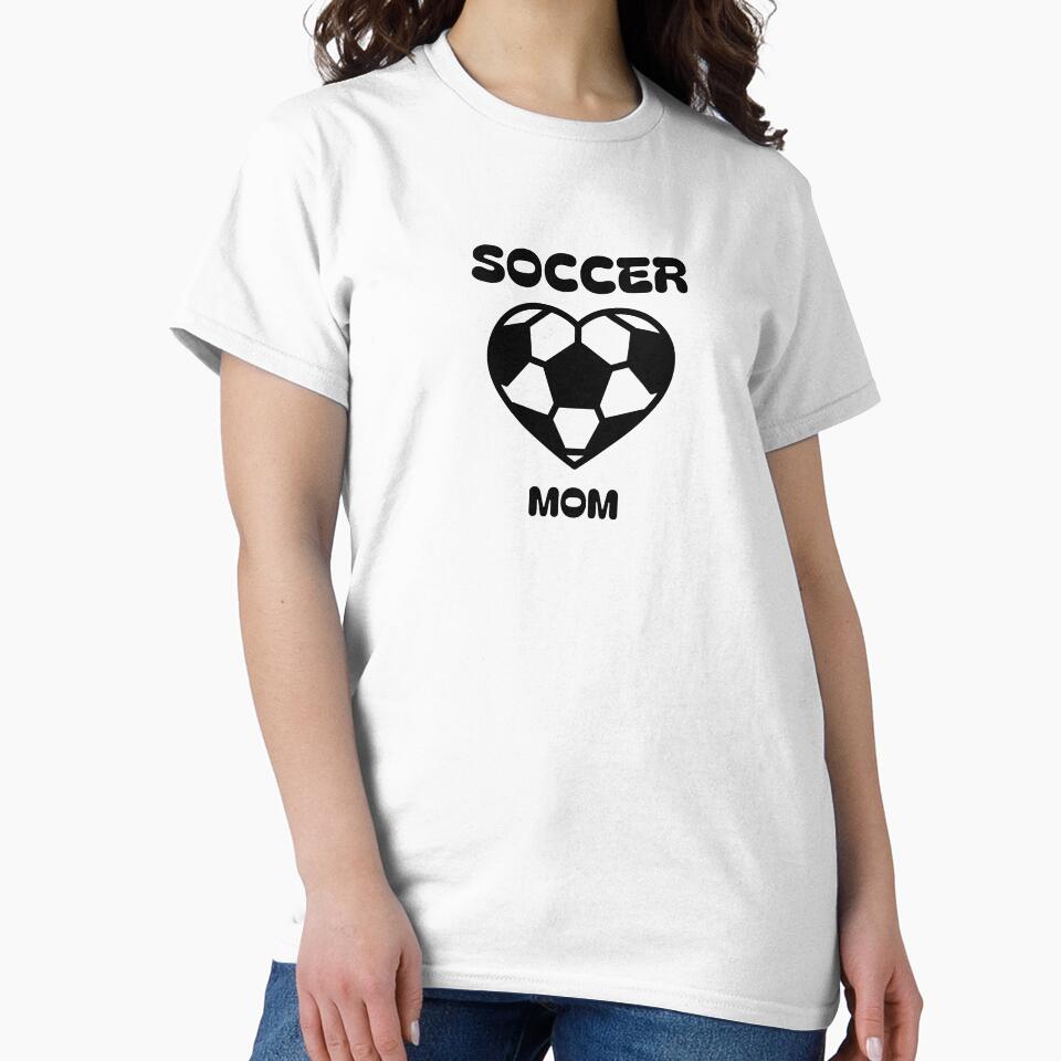 Soccer mom football heart shape design mother love soccer mother's day by Panda  Art