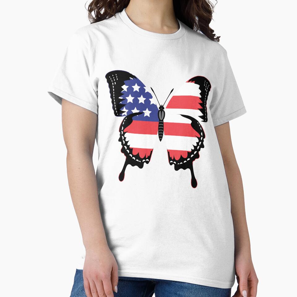 American Flag Butterfly by pretty4u