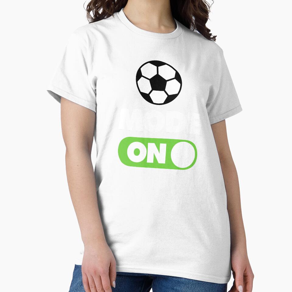 Soccer Mode ON Funny Sports Saying by elhefe