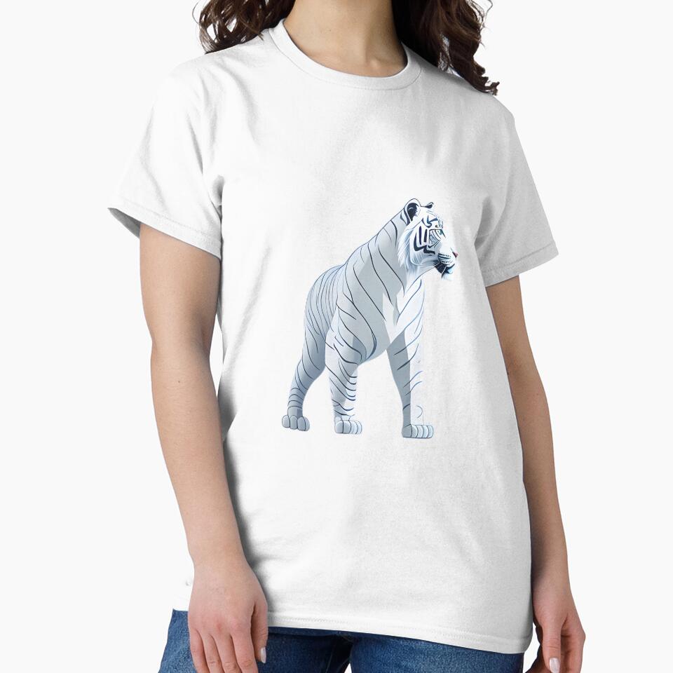 Imposing White Tiger Aesthetic by MinimalistHaven