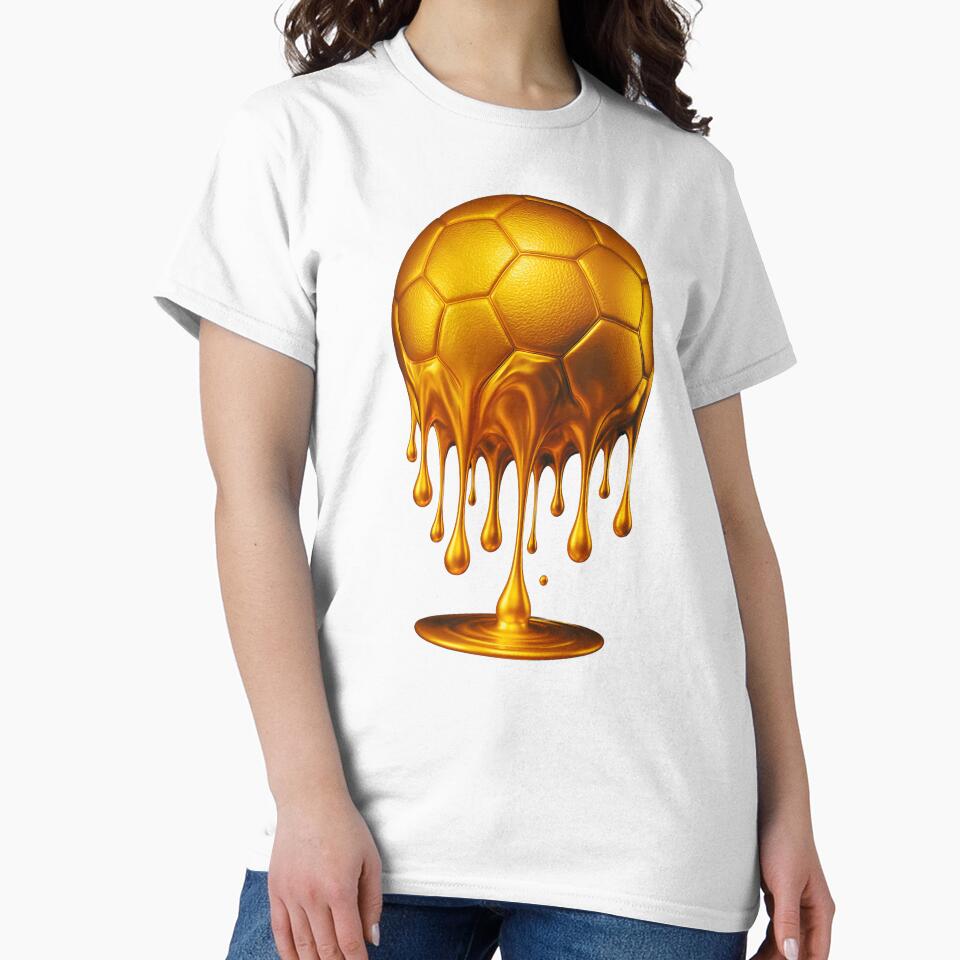 Gold Soccer Ball Drip Soccer Goal by FunToTheFullest
