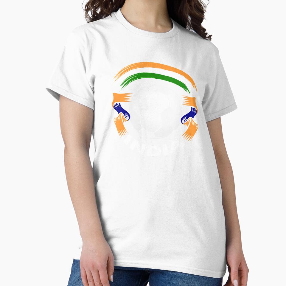India Football  Soccer Fan Flag by ockshirts
