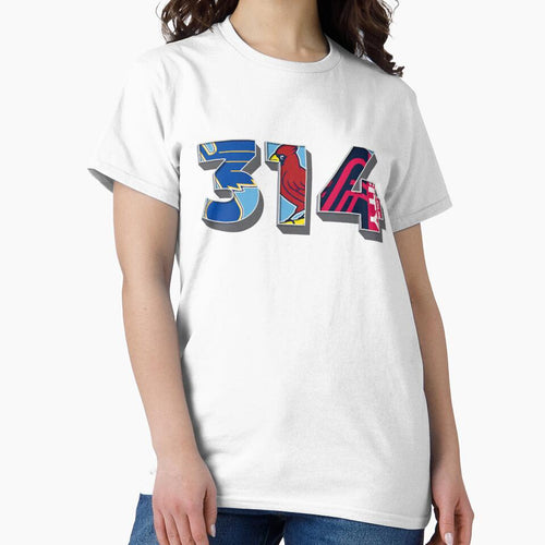 314- area code - STL sports by Osprey Tees