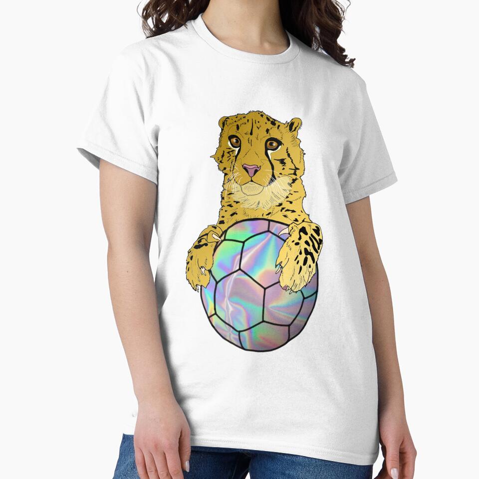 Holographic Soccer Cheetah Cub by Carissariley
