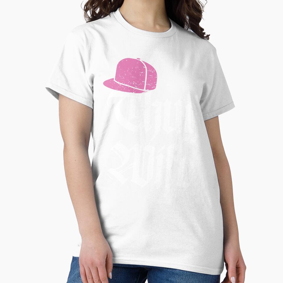 Thug Wife Funny Gangster hat Fiance Married T-shirt by alltheprints