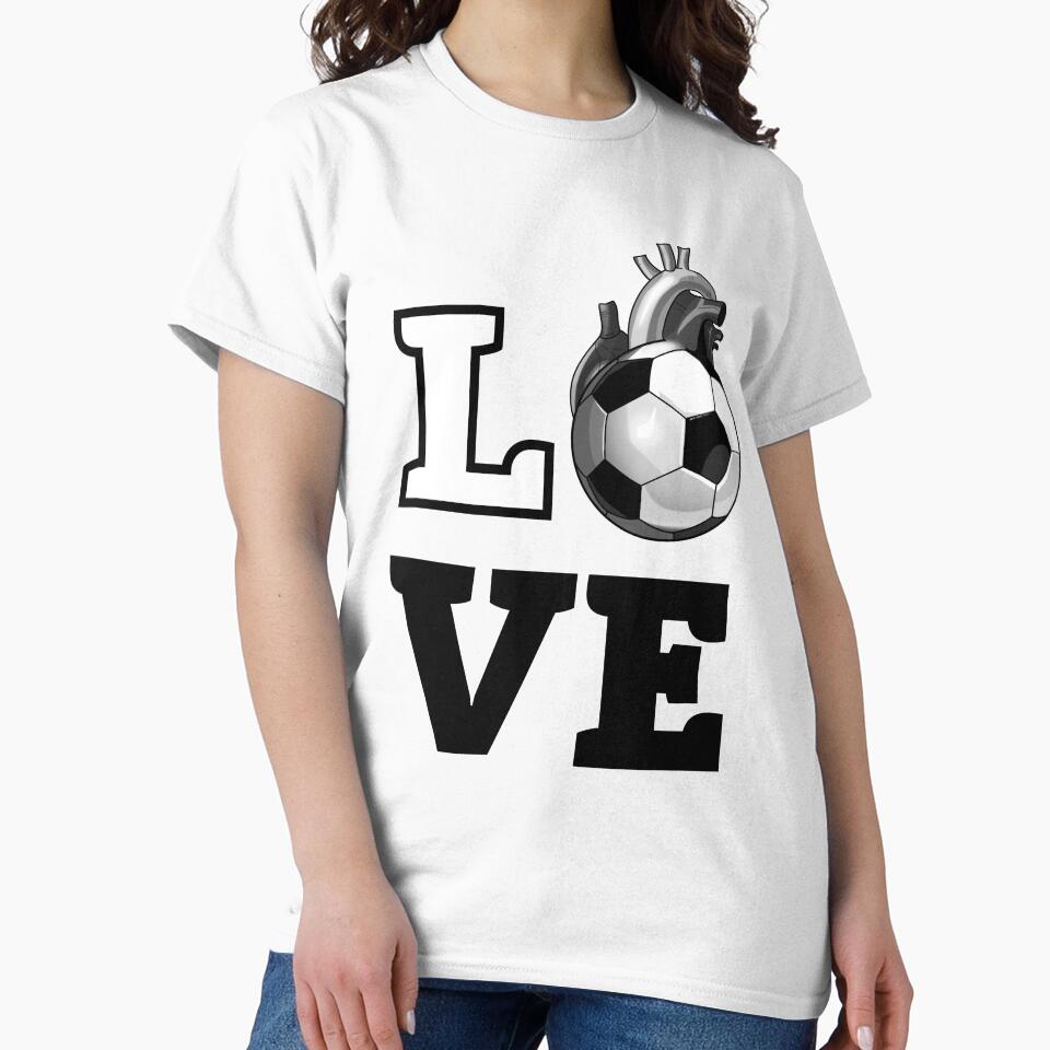 Love soccer by Marti t-shirts