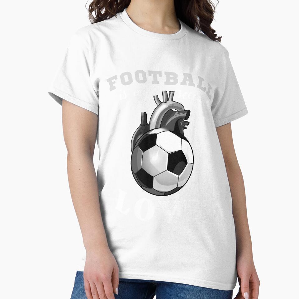 Football is my second love by Marti t-shirts