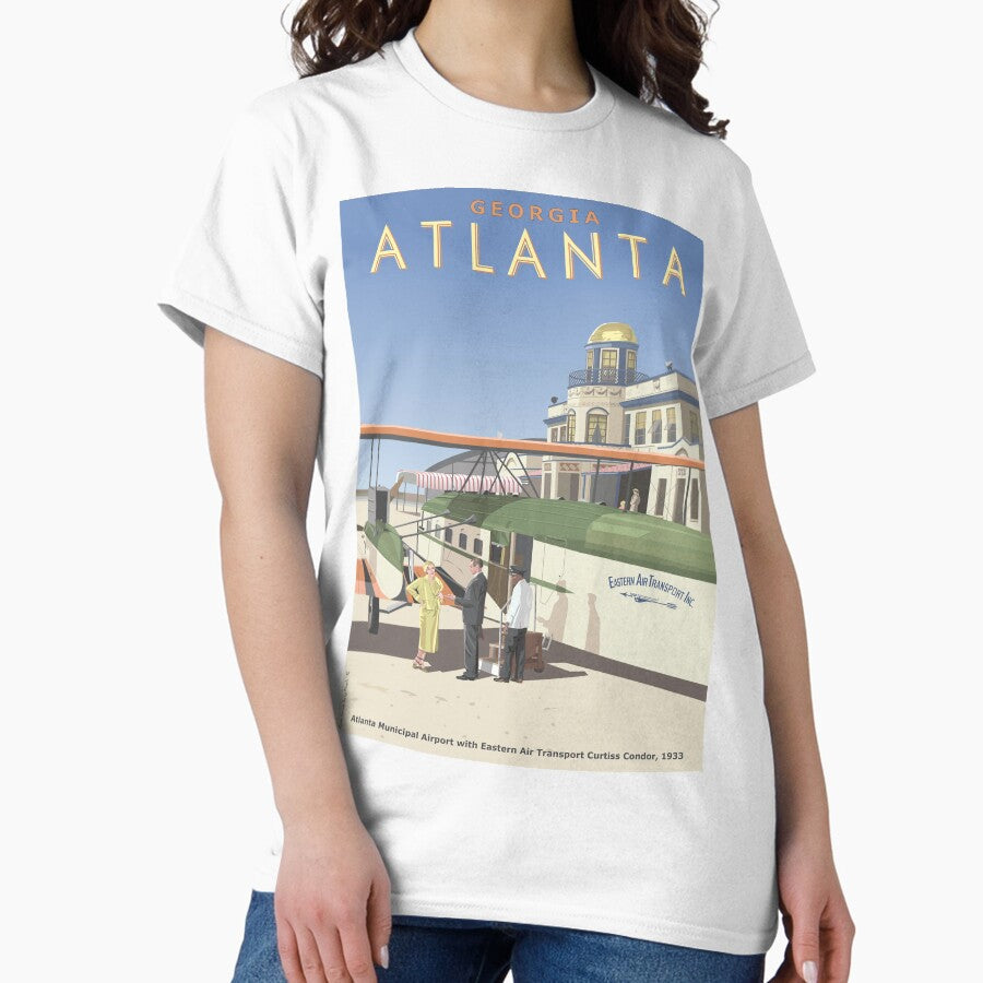 Atlanta Municipal Airport, 1933 Classic T-Shirt Hoodie, Sweatshirt | CoreVibeTees.com