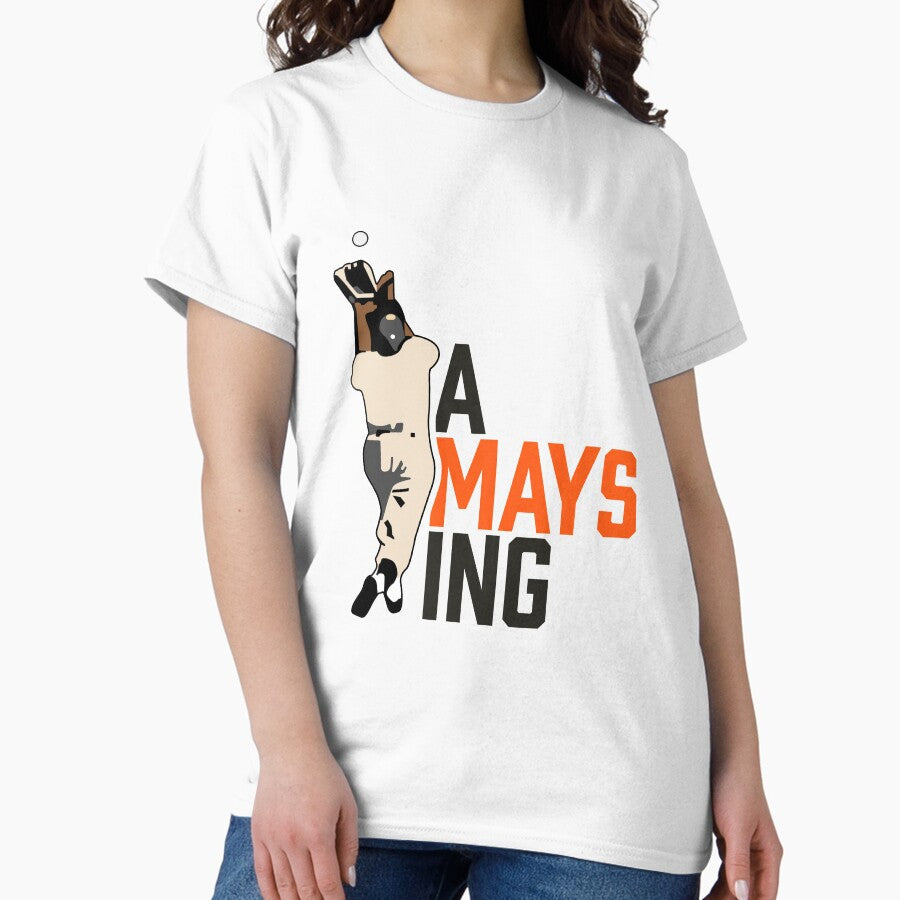 A MAYS ING - Baseball Legend Tee Classic T-Shirt Hoodie, Sweatshirt | CoreVibeTees.com