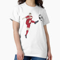 Awesome Football Kick Score a Goal in Soccer Classic T-Shirt Hoodie, Sweatshirt | CoreVibeTees.com