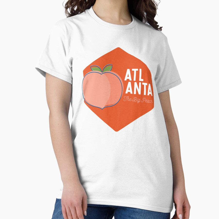 Atlanta- The Big Peach Classic T-Shirt Hoodie, Sweatshirt | CoreVibeTees.com