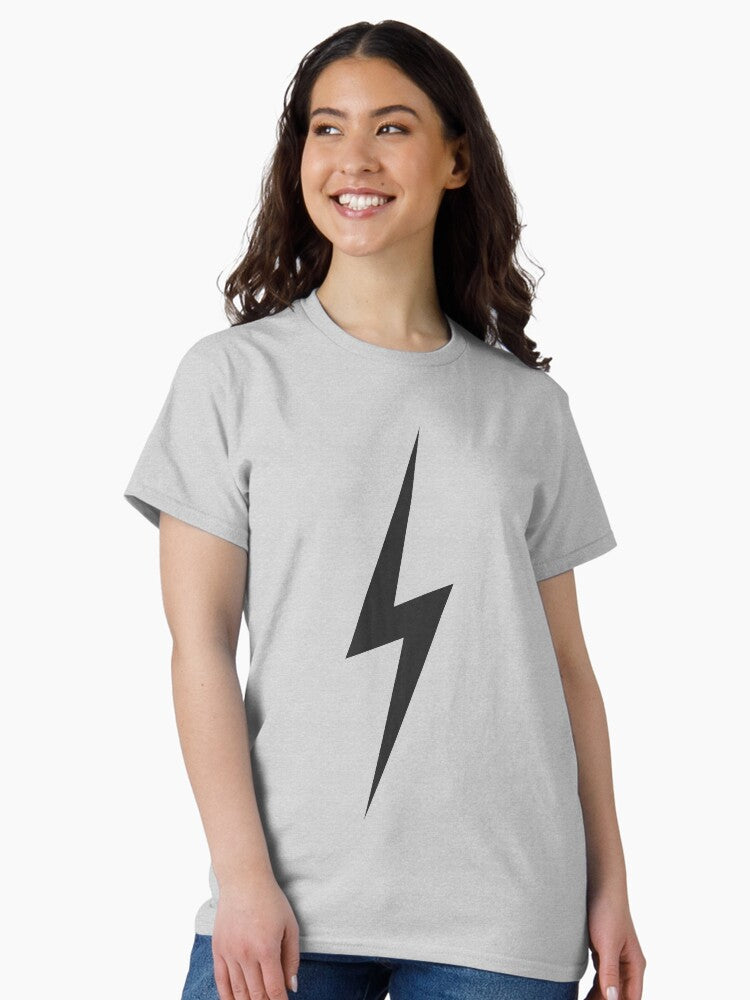 Black Color Thunder Classic T-Shirt Hoodie, Sweatshirt | CoreVibeTees.com (Image 2)