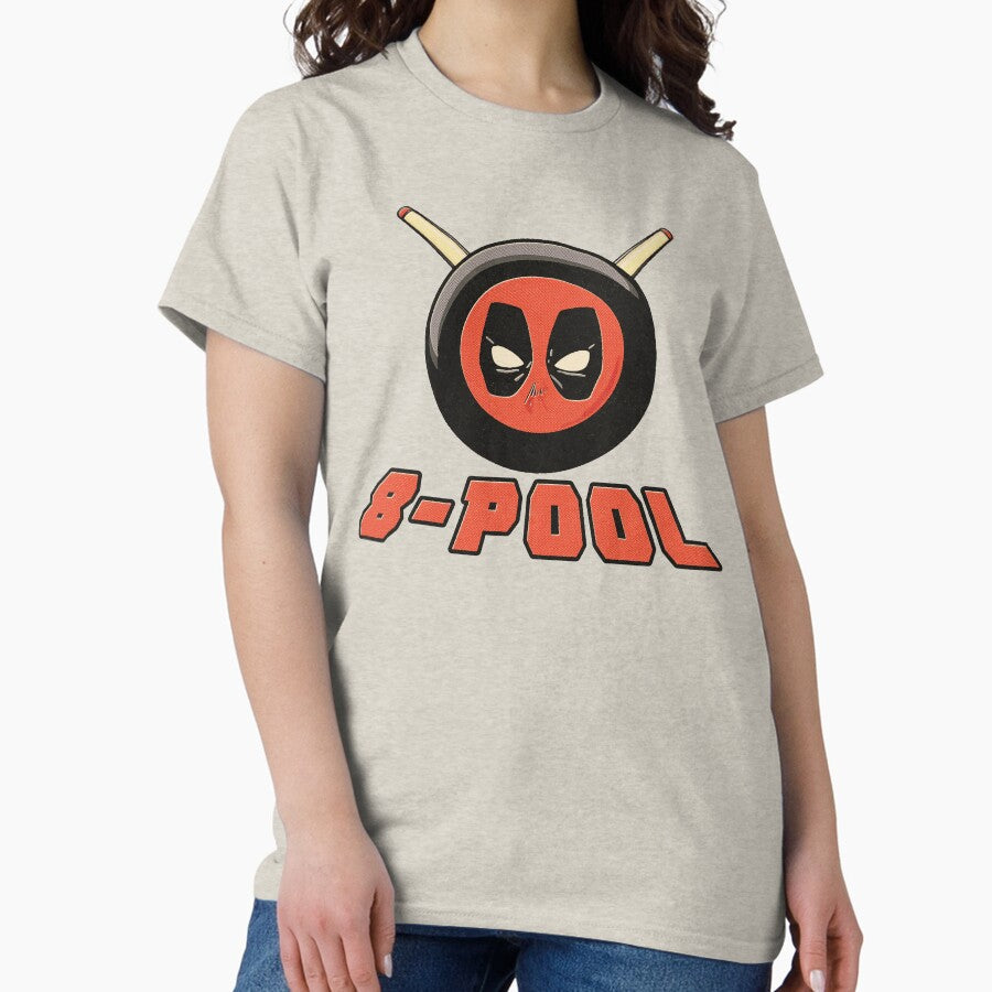 8-Pool, Superhero Parody Classic T-Shirt Hoodie, Sweatshirt | CoreVibeTees.com
