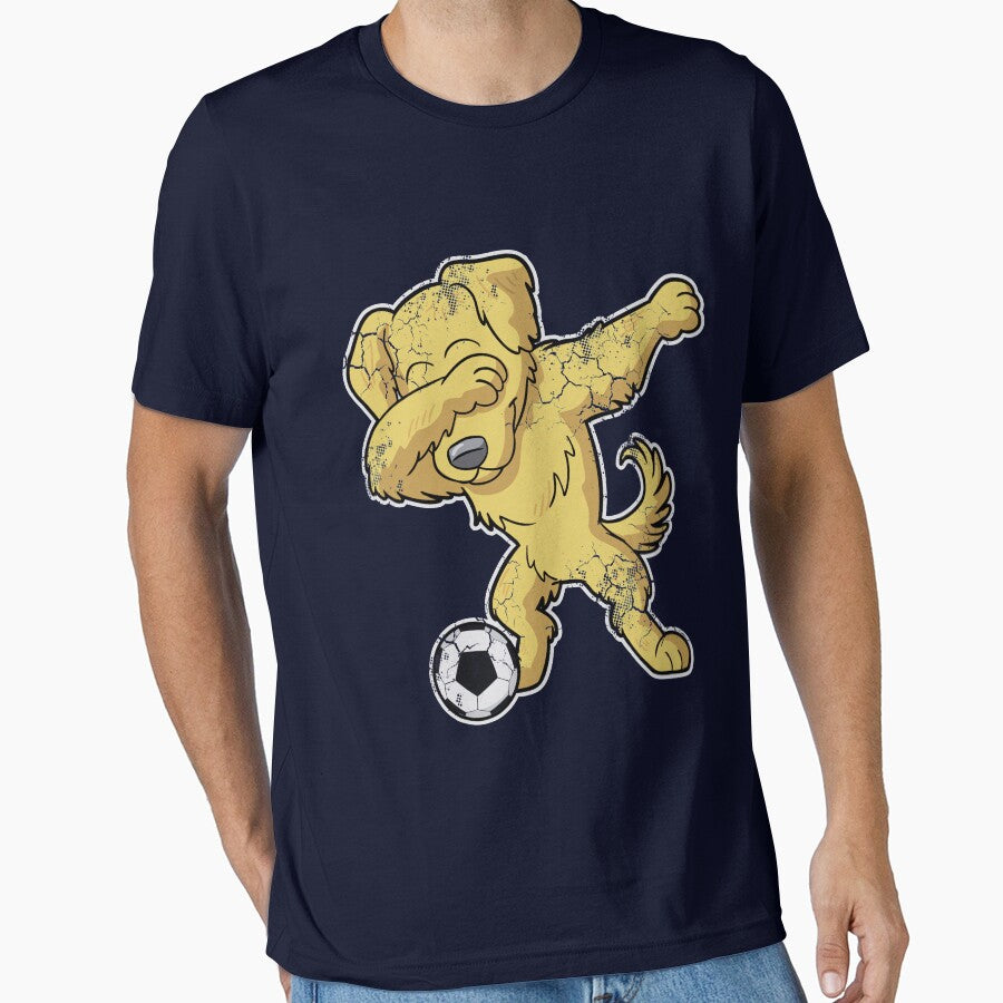 Dabbing Soccer Golden Retriever by frittata