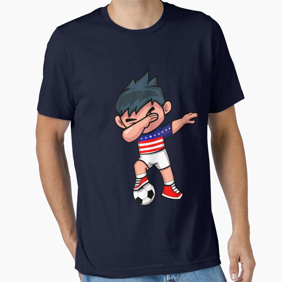 Soccer Boy Dabbing USA by melsens